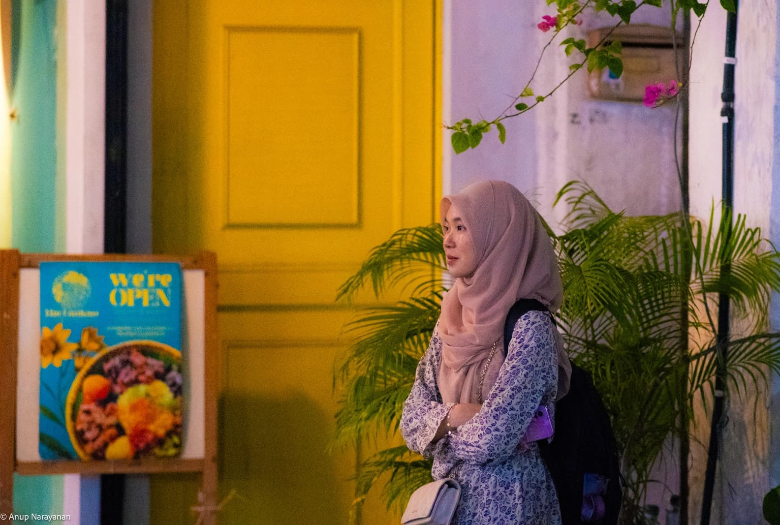 Waiting for someone.